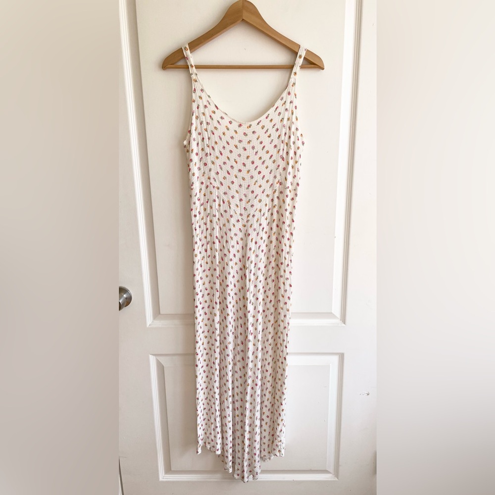 Marrika Nakk Basque Waist Rosebud Dress Sz Small Western Prairie